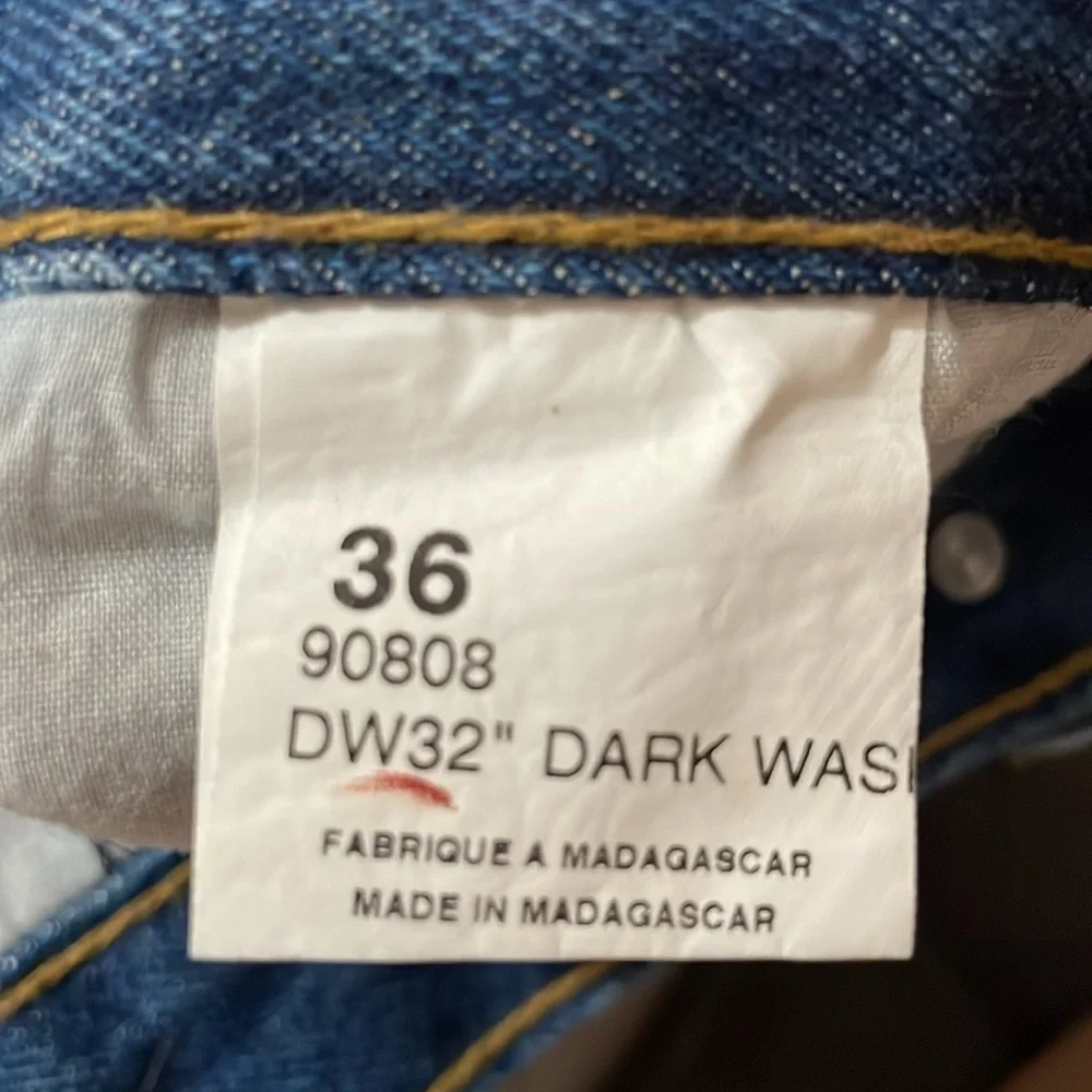 Cogimex Full‎ Blue Original Jeans Relaxed Fit Straight Leg Jeans 36x32